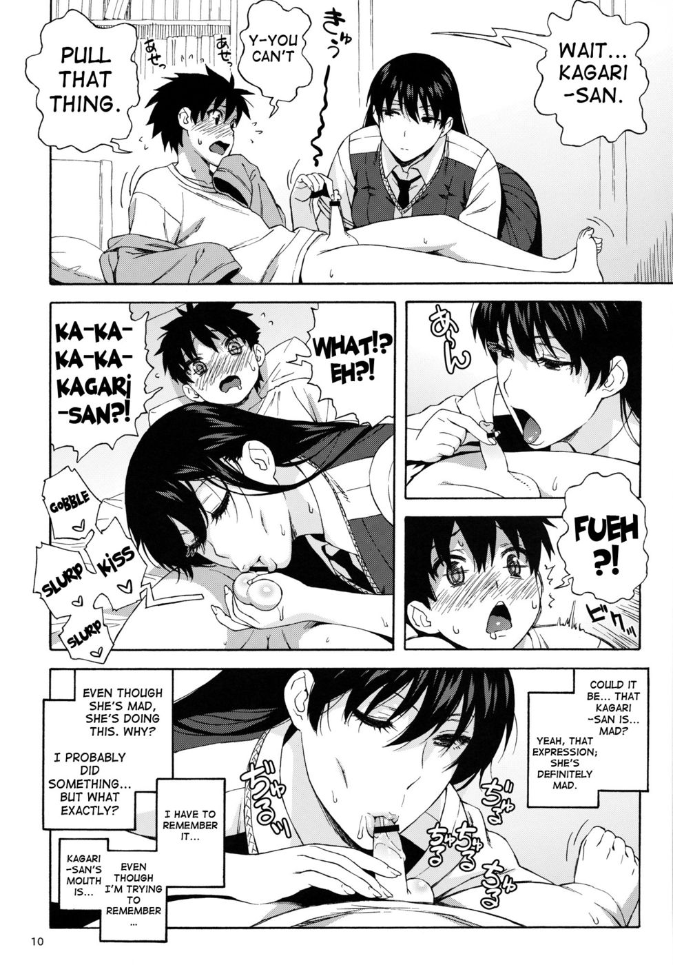 Hentai Manga Comic-What Did I Do, Kagari-san-Read-9